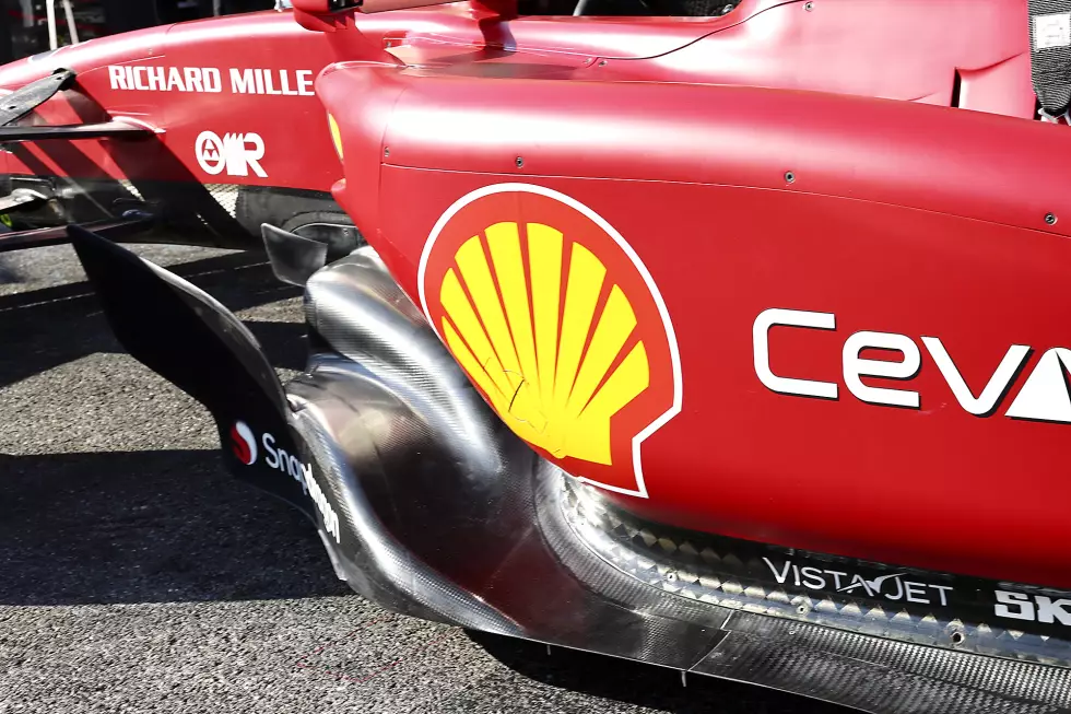 Foto zur News: Ferrari F1-75: Unterboden