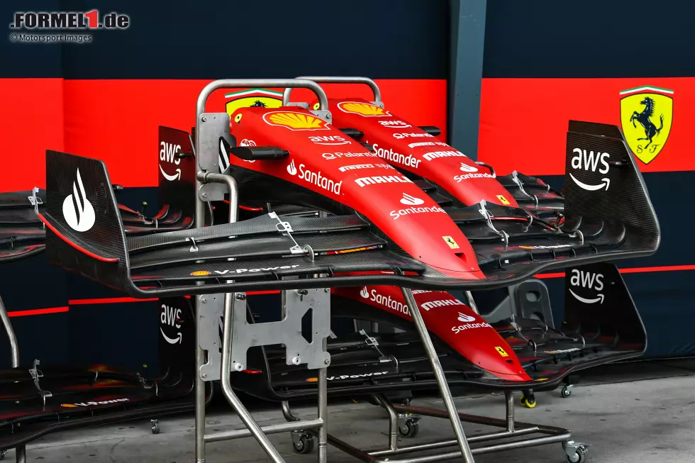 Foto zur News: Ferrari F1-75: Frontflügel