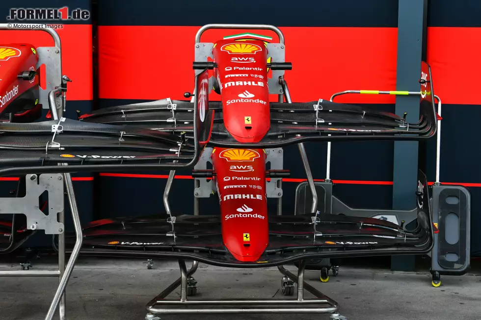 Foto zur News: Ferrari F1-75: Frontflügel