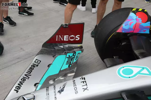 Foto zur News: Mercedes W13: Frontflügel