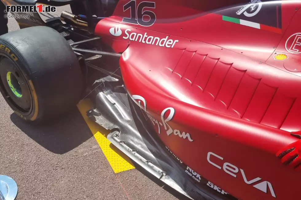 Foto zur News: Ferrari F1-75: Unterboden