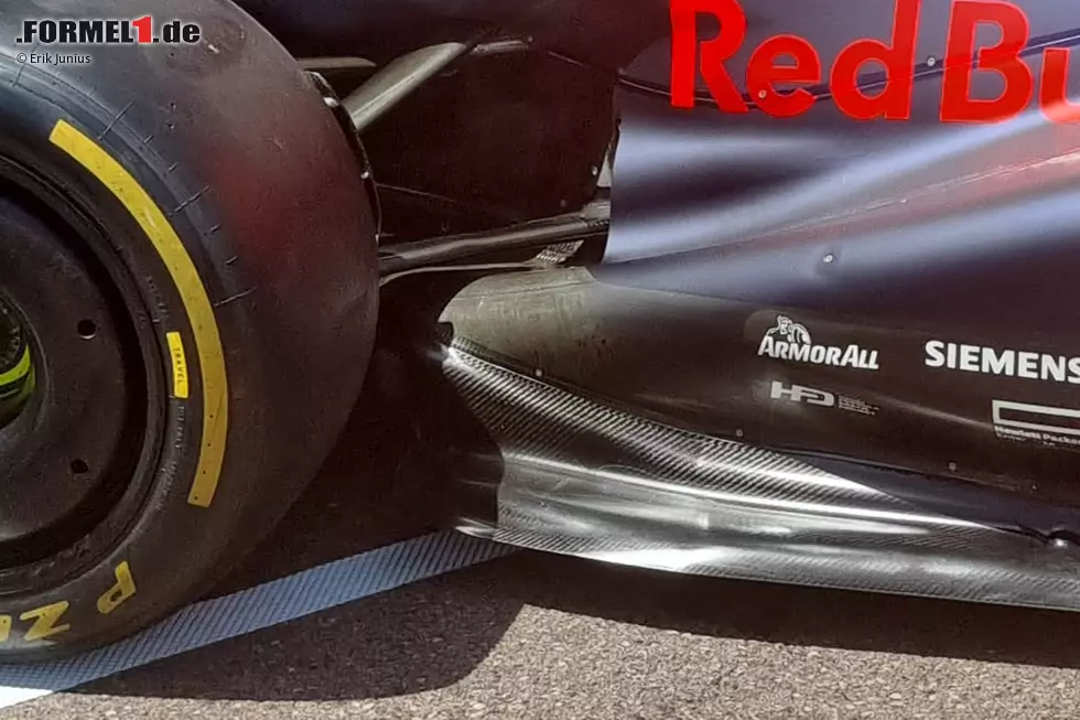 Foto zur News: Red Bull RB18: Unterboden