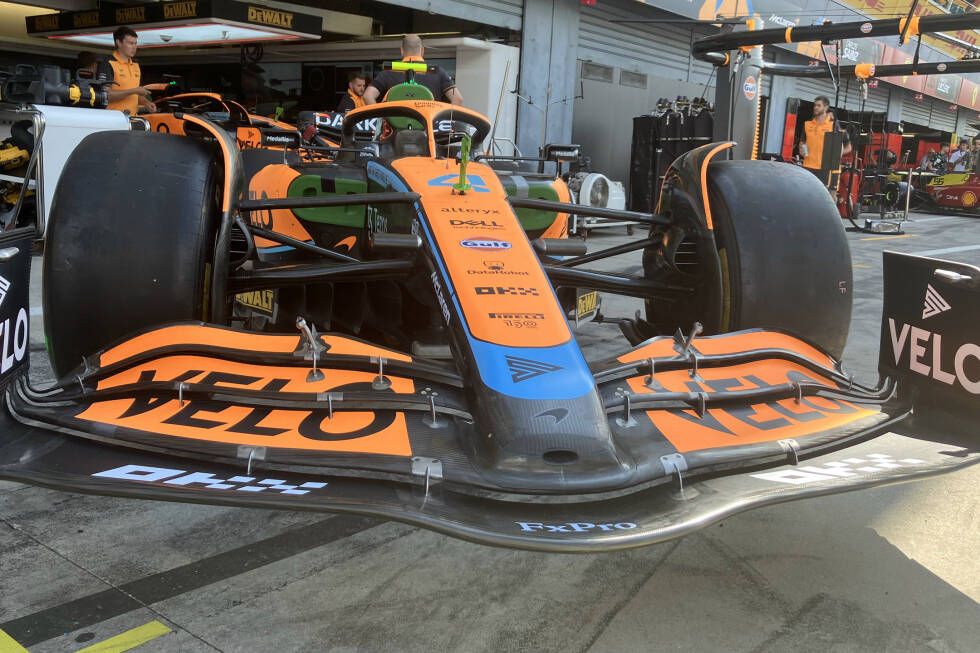 Foto zur News: McLaren MCL36: Frontflügel