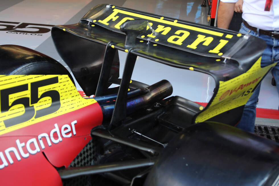 Foto zur News: Ferrari F1-75: Heckflügel