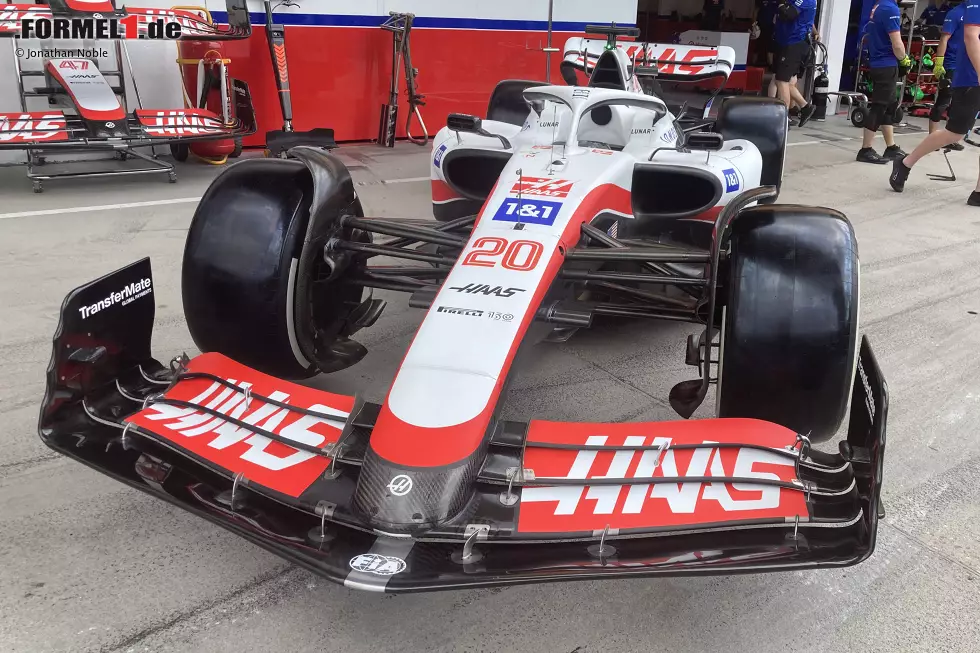 Foto zur News: Haas VF-22: Frontpartie