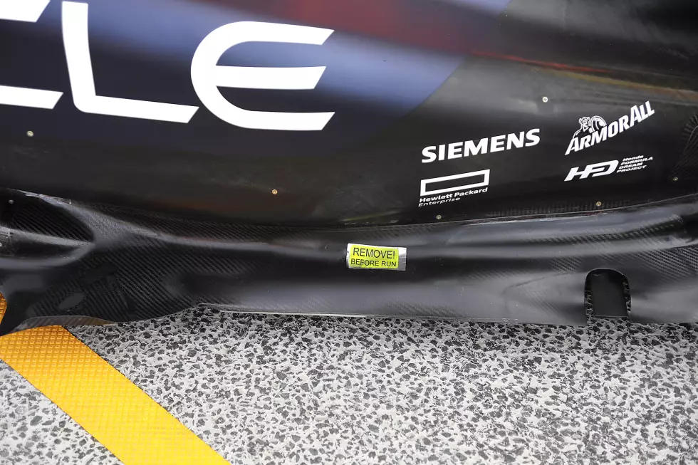 Foto zur News: Red Bull RB18: Unterboden