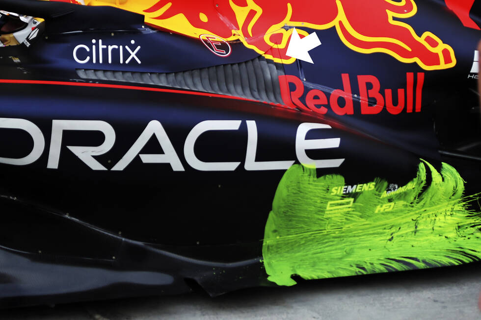 Foto zur News: Red Bull RB18: Seitenkasten und Unterboden