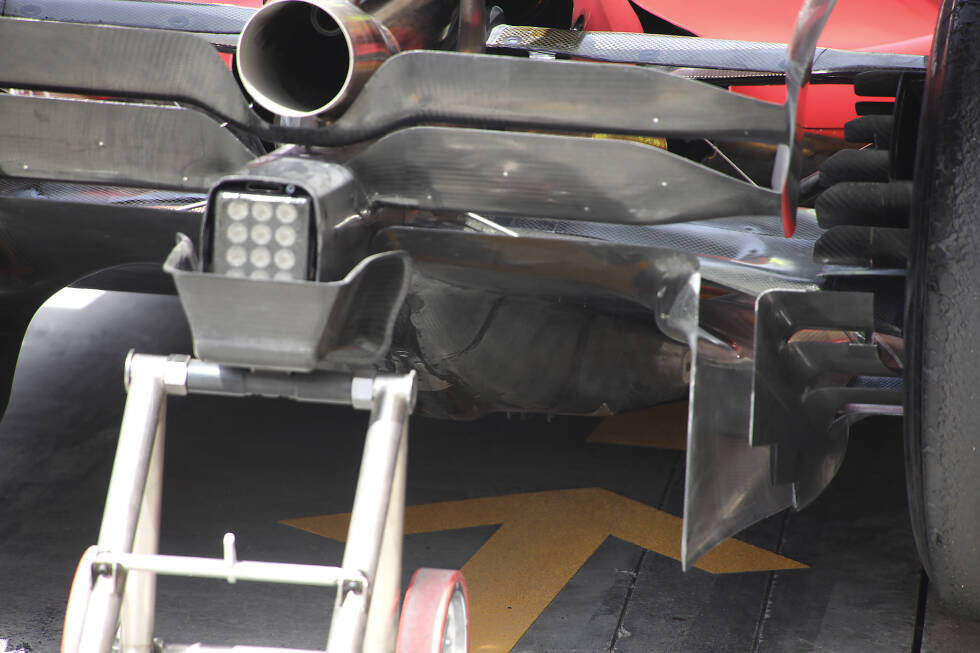 Foto zur News: Ferrari F1-75: Diffusor