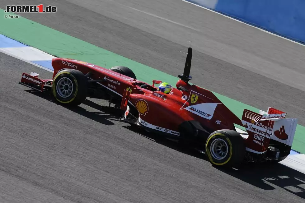 Testsieger 2013: Felipe Massa (Ferrari) - Im letzten Jahr des alten Reglements schien Ferrari gute Karten zu haben, die Dominanz von Red Bull zu brechen. Felipe Massa war in Jerez 0,269 Sekunden vor Kimi Räikkönen (Lotus) und Jules Bianchi (Force India) Schnellster. Foto zur News: Testsieger 2013: Felipe Massa (Ferrari) - Im letzten Jahr des alten Reglements schien Ferrari gute Karten zu haben, die Dominanz von Red Bull zu brechen. Felipe Massa war in Jerez 0,269 Sekunden vor Kimi Räikkönen (Lotus) und Jules Bianchi (Force India) Schnellster.