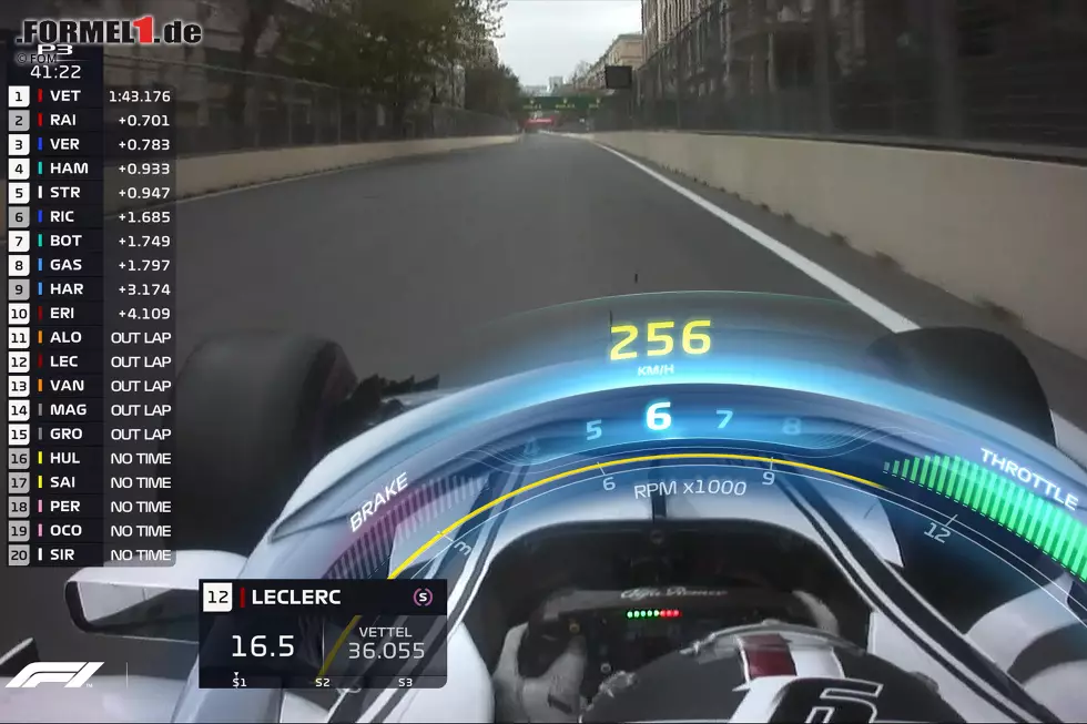 Im Vergleich dazu, was bisher von der Formel 1 verwendet wurde: Die Einblendung links (hier ein Beispiel aus der Saison 2018) wurde für 2022 stark überarbeitet. Foto zur News: Im Vergleich dazu, was bisher von der Formel 1 verwendet wurde: Die Einblendung links (hier ein Beispiel aus der Saison 2018) wurde für 2022 stark überarbeitet.