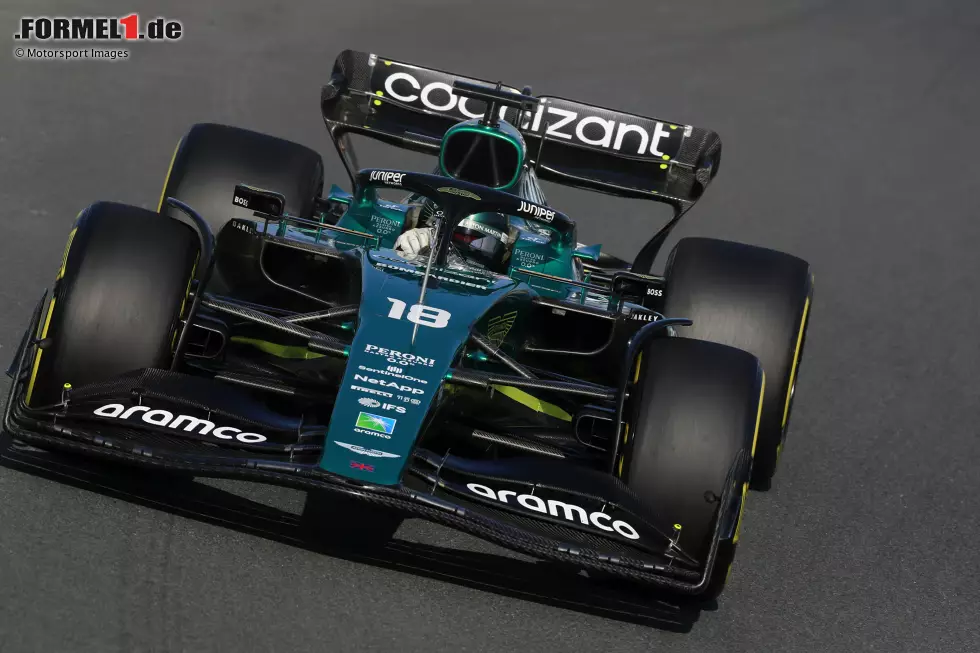 ... wird Lance Stroll im zweiten Aston Martin Zehnter im Qualifying. Ein nicht näher benanntes "technisches Problem" hindert ihn in Q3 an der Teilnahme. Noch schlimmer erwischt es ... Foto zur News: ... wird Lance Stroll im zweiten Aston Martin Zehnter im Qualifying. Ein nicht näher benanntes "technisches Problem" hindert ihn in Q3 an der Teilnahme. Noch schlimmer erwischt es ...