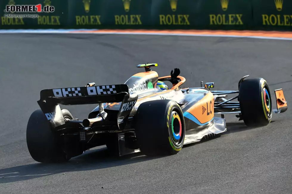 ... Lando Norris im McLaren MCL36, der nach schwachen Trainings noch auf P7 gelangt und damit in der Startaufstellung vor Schumacher steht. Ganz ohne Runde in Q3 ... Foto zur News: ... Lando Norris im McLaren MCL36, der nach schwachen Trainings noch auf P7 gelangt und damit in der Startaufstellung vor Schumacher steht. Ganz ohne Runde in Q3 ...