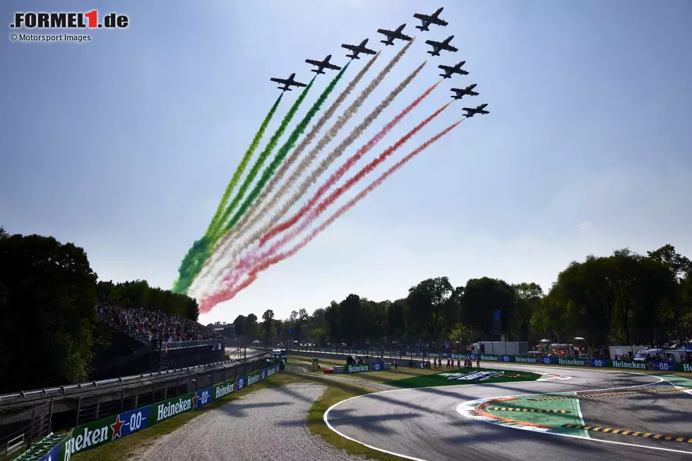 ... kriegen die Formel-1-Fahrer schon in einer Woche am 11. September beim Italien-Grand-Prix in Monza, dem letzten Rennen des aktuellen Triple-Headers mit Spa, Zandvoort und Monza. Foto zur News: ... kriegen die Formel-1-Fahrer schon in einer Woche am 11. September beim Italien-Grand-Prix in Monza, dem letzten Rennen des aktuellen Triple-Headers mit Spa, Zandvoort und Monza.