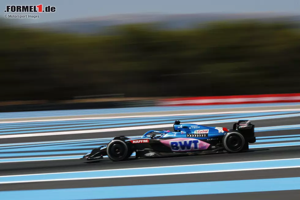 Fernando Alonso (2): P6 im Rennen und damit das Maximum herausgeholt. Sagt auch selbst, dass das die "natürliche" Position von Alpine aktuell sei. Punktete in Le Castellet bereits zum siebten Mal in Folge. So eine lange Serie haben momentan sonst nur Verstappen und Hamilton. Foto zur News: Fernando Alonso (2): P6 im Rennen und damit das Maximum herausgeholt. Sagt auch selbst, dass das die "natürliche" Position von Alpine aktuell sei. Punktete in Le Castellet bereits zum siebten Mal in Folge. So eine lange Serie haben momentan sonst nur Verstappen und Hamilton.