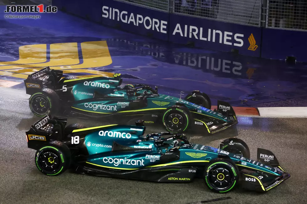 Lance Stroll (2): Machte keine Fehler und wurde dafür am Ende mit dem besten Saisonergebnis belohnt. Hatte etwas Glück, dass er eine Runde später als Vettel stoppte und so am Teamkollegen vorbeikam. Trotzdem eine gute Leistung bei schwierigen Bedingungen. Foto zur News: Lance Stroll (2): Machte keine Fehler und wurde dafür am Ende mit dem besten Saisonergebnis belohnt. Hatte etwas Glück, dass er eine Runde später als Vettel stoppte und so am Teamkollegen vorbeikam. Trotzdem eine gute Leistung bei schwierigen Bedingungen.