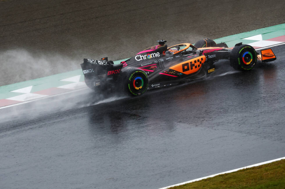 Foto zur News: Daniel Ricciardo (3): Hat Q3 unglücklich nur um 0,003 Sekunden verpasst. Noch unglücklicher im Rennen, wo er undankbarer Elfter wurde - direkt hinter Norris. Kam etwas zu spät zum Reifenwechsel, was Positionen kostete. Für eine 2 zwar etwas zu wenig, aber trotzdem eine ordentliche Leistung an einem schwierigen Wochenende für McLaren.