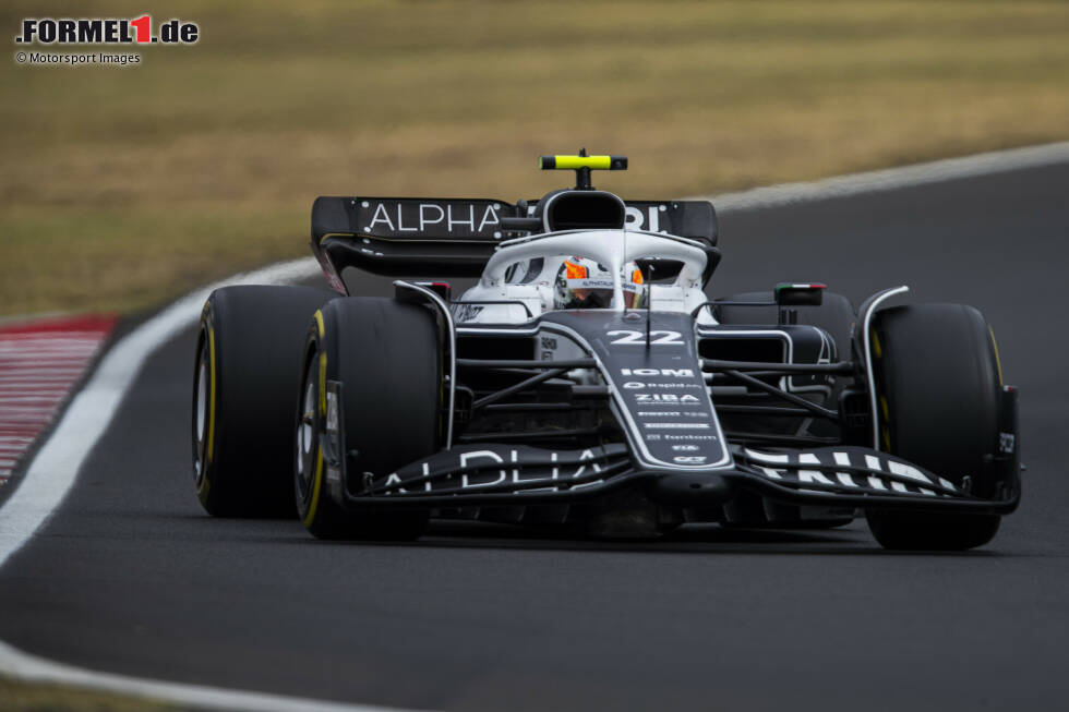 Yuki Tsunoda (5): Kam am ganzen Wochenende überhaupt nicht in Tritt. Im Qualifying raus in Q1, im Rennen nach einem Dreher Vorletzter. Vor allem deshalb viel zu wenig, weil der Teamkollege im gleichen Auto aus der Boxengasse noch auf P12 fährt ... Yuki Tsunoda (5): Kam am ganzen Wochenende überhaupt nicht in Tritt. Im Qualifying raus in Q1, im Rennen nach einem Dreher Vorletzter. Vor allem deshalb viel zu wenig, weil der Teamkollege im gleichen Auto aus der Boxengasse noch auf P12 fährt ...