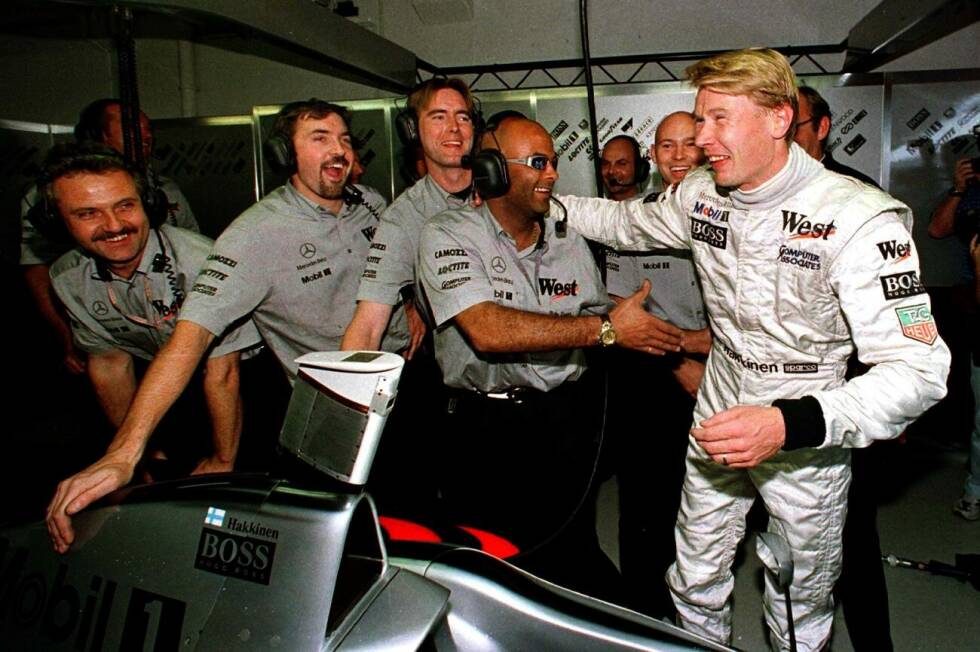 Foto zur News: Platz 9: Mika Häkkinen (94 Rennen - Luxemburg 1997)