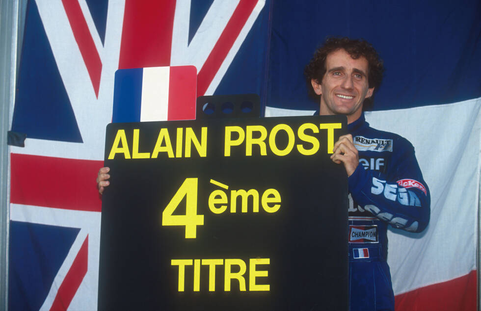 Foto zur News: Alain Prost - Kaum zu glauben: Nach Brabhams Titel im Jahr 1960 dauert es mehr als 25 Jahre, bevor ein Weltmeister seinen Titel wieder erfolgreich verteidigen kann! Nachdem Prost bereits 1985 für McLaren triumphiert hat, wiederholt er seinen Erfolg ein Jahr später. 1989 und 1993 sollen später noch zwei weitere Titel folgen.