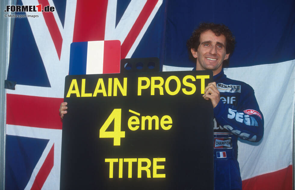 Foto zur News: Alain Prost - Kaum zu glauben: Nach Brabhams Titel im Jahr 1960 dauert es mehr als 25 Jahre, bevor ein Weltmeister seinen Titel wieder erfolgreich verteidigen kann! Nachdem Prost bereits 1985 für McLaren triumphiert hat, wiederholt er seinen Erfolg ein Jahr später. 1989 und 1993 sollen später noch zwei weitere Titel folgen.