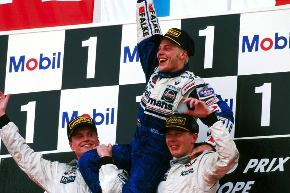 Foto zur News: Jacques Villeneuve (McLaren): Adrian Newey, damals noch in Diensten von McLaren, will den Champion von 1997 für die Saison 1999 laut Aussage des Kanadiers mit einem Anruf persönlich zu McLaren lotsen. &quot;Er sagte mir, dass ich nicht bei BAR unterschreiben soll&quot;, verrät Villeneuve.
