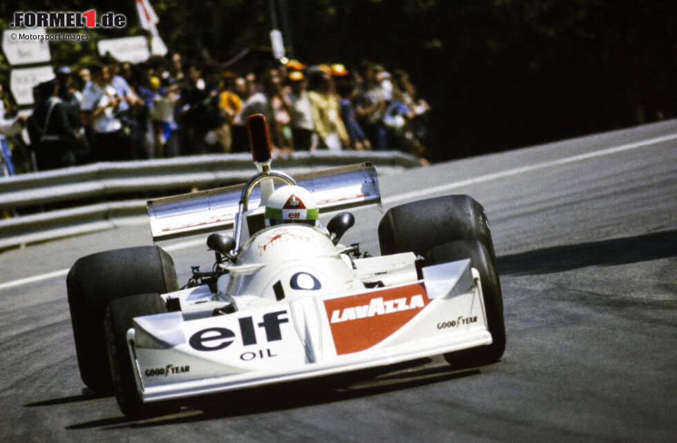 Foto zur News: Bei insgesamt 17 Grands Prix kann sich Lombardi für zwölf qualifizieren. Ihr bestes Ergebnis erzielt sie in Spanien 1975, wo sie Sechste wird. Weil das Rennen vorzeitig abgebrochen wird, gibt es nur halbe Punkte.