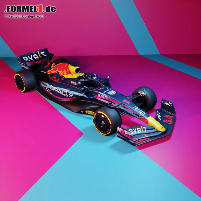 Foto zur News: Noch vor Saisonbeginn kündigte Red Bull an, bei den drei US-Rennen der Formel-1-Saison 2023 mit einzigartigen Lackierungen anzutreten.