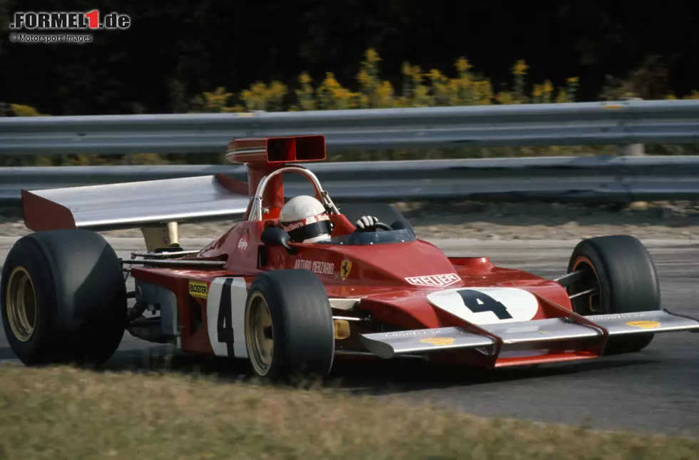 Foto zur News: Ferrari 312B2: Jacky Ickx (Belgien), Arturo Merzario (Italien)