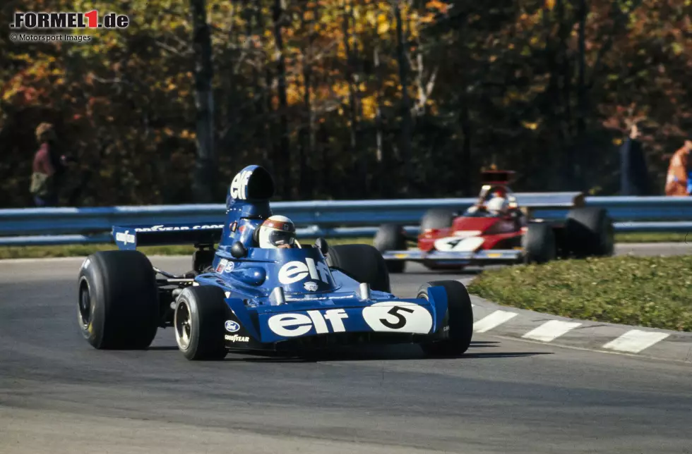 Tyrrell-Ford 006: Jackie Stewart (Großbritannien), François Cevert (Frankreich) und teilweise Chris Amon (Neuseeland) Foto zur News: Tyrrell-Ford 006: Jackie Stewart (Großbritannien), François Cevert (Frankreich) und teilweise Chris Amon (Neuseeland)