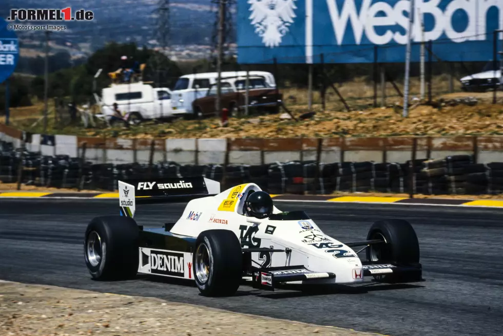 Williams-Honda FW09: Keke Rosberg (Finnland), Jacques Laffite (Frankreich), Jonathan Palmer (Großbritannien) Foto zur News: Williams-Honda FW09: Keke Rosberg (Finnland), Jacques Laffite (Frankreich), Jonathan Palmer (Großbritannien)