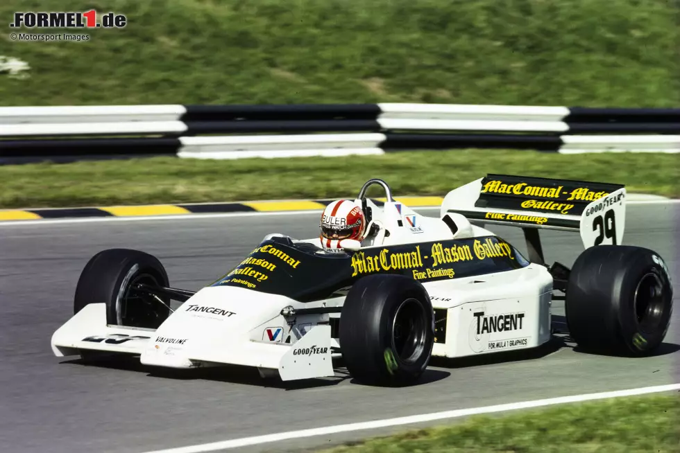 Arrows-Ford A6: Marc Surer (Schweiz), Chico Serra (Brasilian), Alan Jones (Australien), Thierry Boutsen (Belgien) Foto zur News: Arrows-Ford A6: Marc Surer (Schweiz), Chico Serra (Brasilian), Alan Jones (Australien), Thierry Boutsen (Belgien)