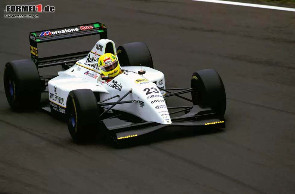 Minardi-Ford M193: Christian Fittipaldi (Brasilien) und teilweise Fabrizio Barbazza (Italien), Pierluigi Martini (Italien) sowie Jean-Marc Gounon (Frankreich) Foto zur News: Minardi-Ford M193: Christian Fittipaldi (Brasilien) und teilweise Fabrizio Barbazza (Italien), Pierluigi Martini (Italien) sowie Jean-Marc Gounon (Frankreich)