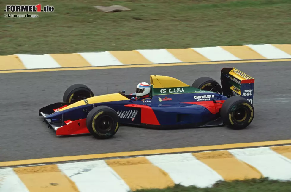 Larrousse-Lamborghini LH93: Philippe Alliot (Frankreich), Erik Comas (Frankreich) und teilweise Toshio Suzuki (Japan) Foto zur News: Larrousse-Lamborghini LH93: Philippe Alliot (Frankreich), Erik Comas (Frankreich) und teilweise Toshio Suzuki (Japan)