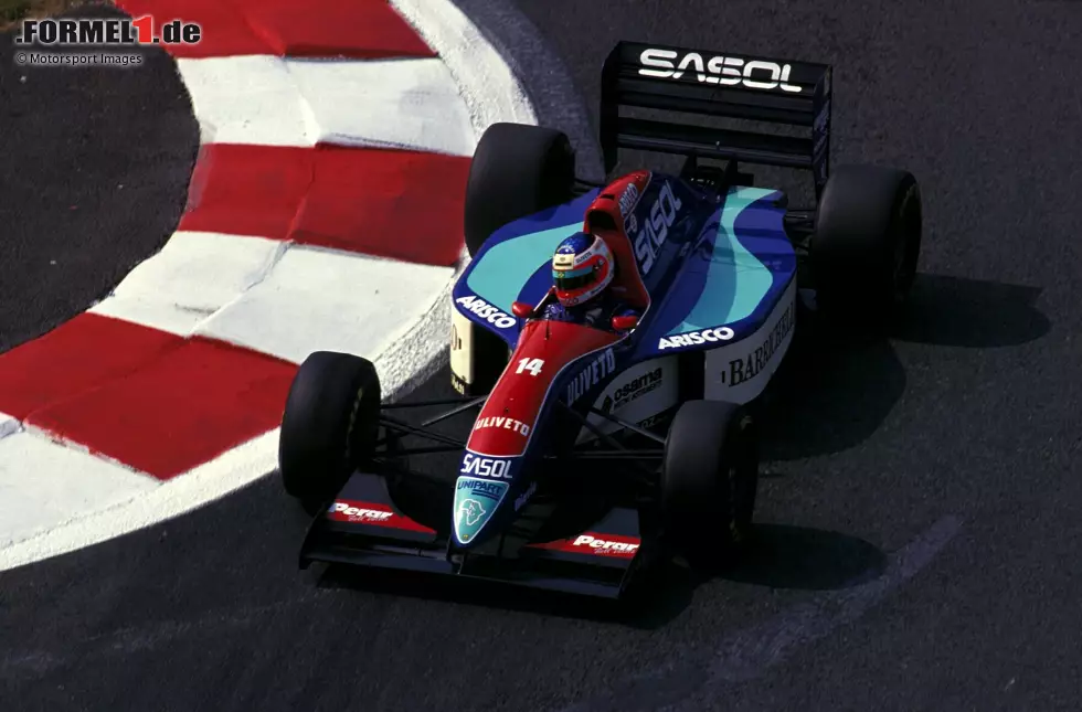 Jordan-Hart 193: Rubens Barrichello (Brasilien), Thierry Boutsen (Belgien) und teilweise Ivan Capelli (Italien), Marco Apicella (Italien), Emanuele Naspetti (Italien) sowie Eddie Irvine (Großbritannien) Foto zur News: Jordan-Hart 193: Rubens Barrichello (Brasilien), Thierry Boutsen (Belgien) und teilweise Ivan Capelli (Italien), Marco Apicella (Italien), Emanuele Naspetti (Italien) sowie Eddie Irvine (Großbritannien)