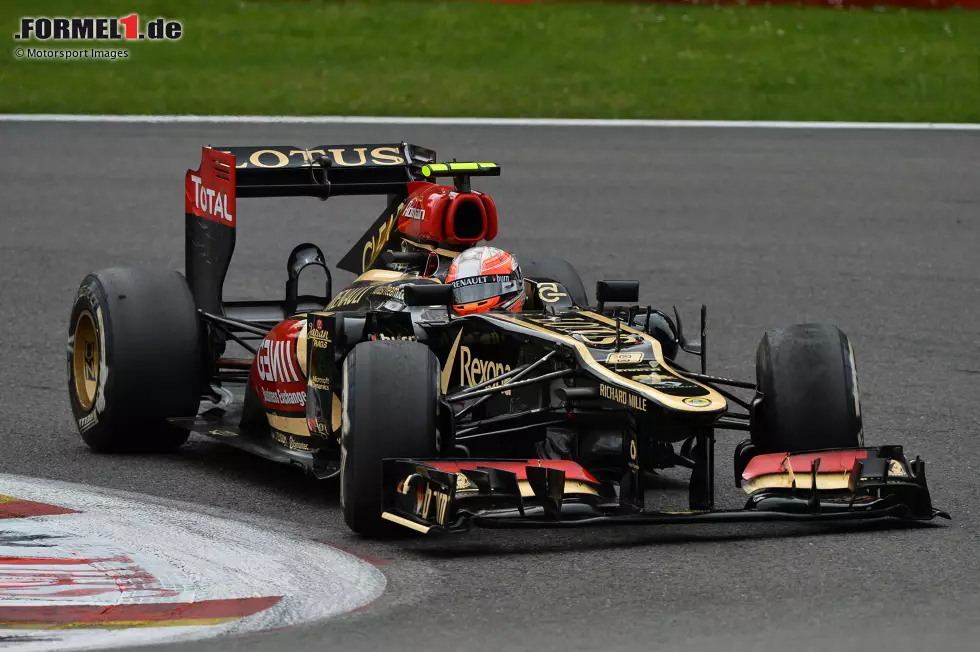 Lotus-Renault E21: Kimi Räikkönen (Finnland), Romain Grosjean (Frankreich) und ersatzweise Heikki Kovalainen (Finnland) Foto zur News: Lotus-Renault E21: Kimi Räikkönen (Finnland), Romain Grosjean (Frankreich) und ersatzweise Heikki Kovalainen (Finnland)
