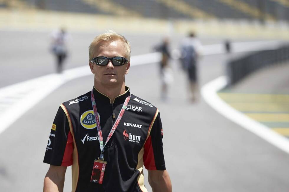 Foto zur News: 2013 - 1 Fahrerwechsel: Auch 2013 ist Lotus für den einzigen Wechsel verantwortlich. Kimi Räikkönen entscheidet sich, die Saison für eine Rücken-OP vorzeitig zu beenden, doch sein Ersatz Heikki Kovalainen kann in Austin und Brasilien mit zwei 14. Plätzen nichts Zählbares holen.