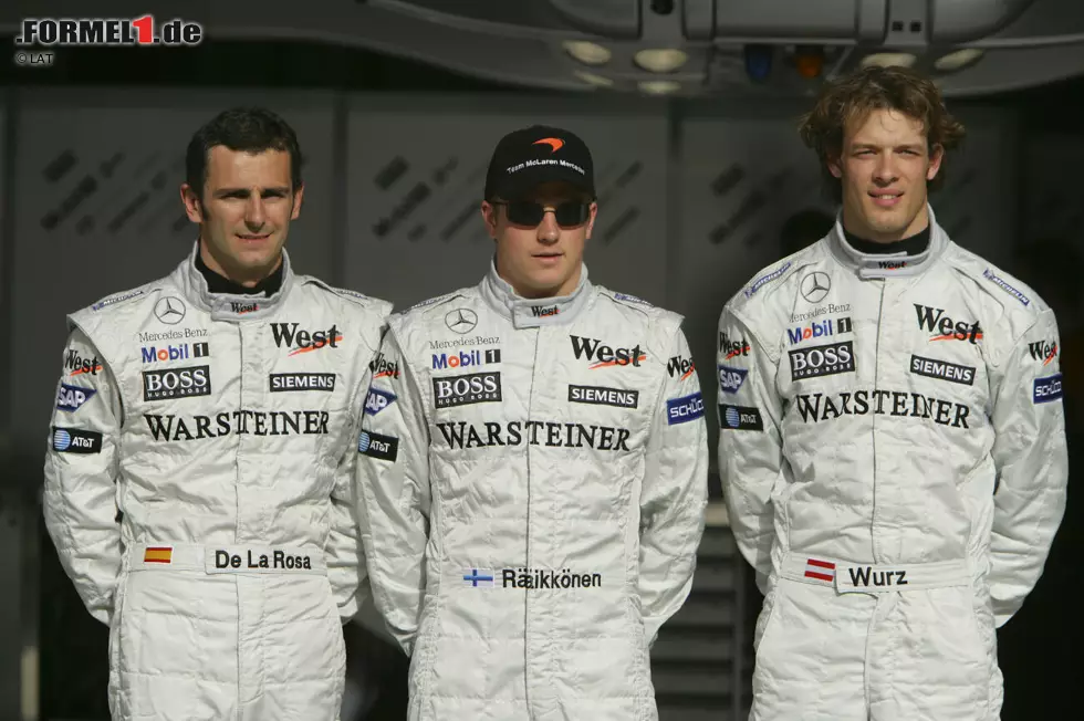 Foto zur News: 2005 - 7 Fahrerwechsel: Juan Pablo Montoya (McLaren) fällt nach einem Sportunfall aus und wird von Alex Wurz und Pedro de la Rosa vertreten. Auch Nick Heidfeld (Williams) verletzt sich und muss aussetzen. Bei Red Bull sollen sich Christian Klien und Vitantonio Liuzzi das Cockpit teilen, und Patrick Friesacher geht das Minardi-Geld aus.