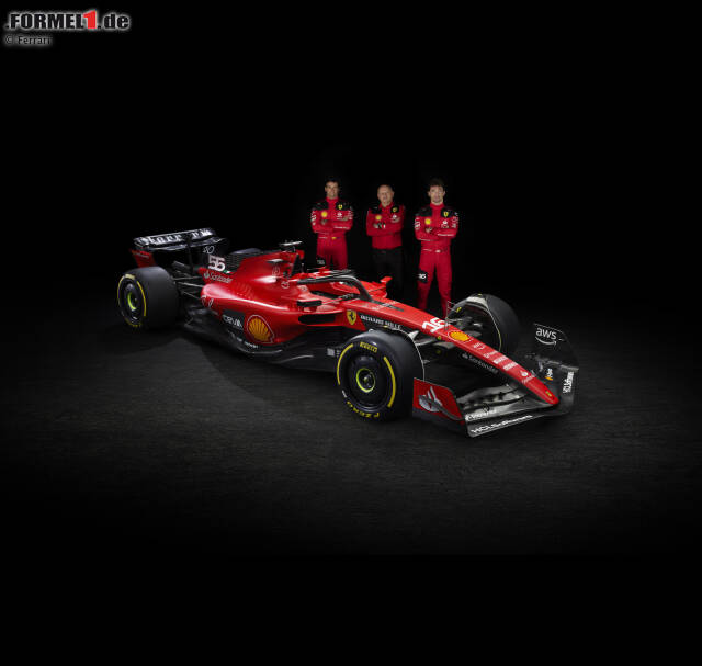 Foto zur News: Das ist der Ferrari SF-23 für die Formel-1-Saison 2023.