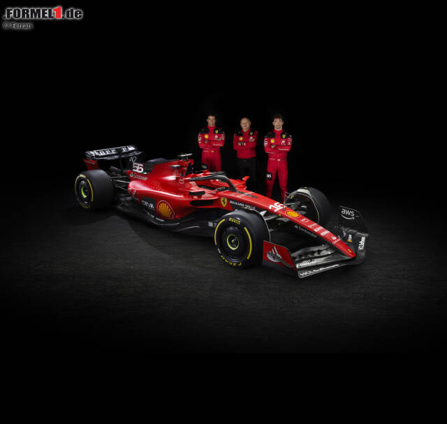 Das ist der Ferrari SF-23 für die Formel-1-Saison 2023.