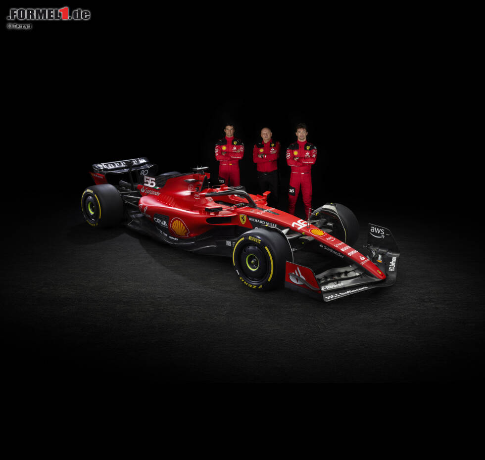 Foto zur News: Das ist der Ferrari SF-23 für die Formel-1-Saison 2023.