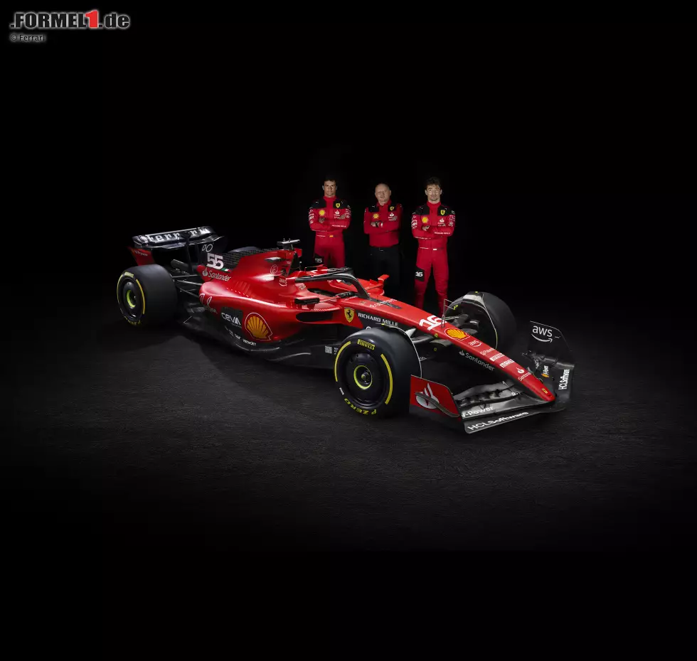 Foto zur News: Das ist der Ferrari SF-23 für die Formel-1-Saison 2023.