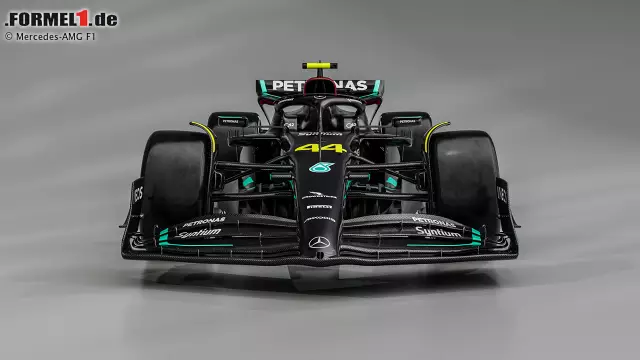 Foto zur News: Das ist der Mercedes W14 für die Formel-1-Saison 2023.