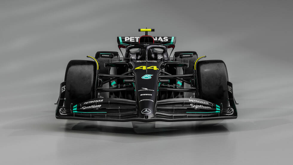 Foto zur News: Das ist der Mercedes W14 für die Formel-1-Saison 2023.