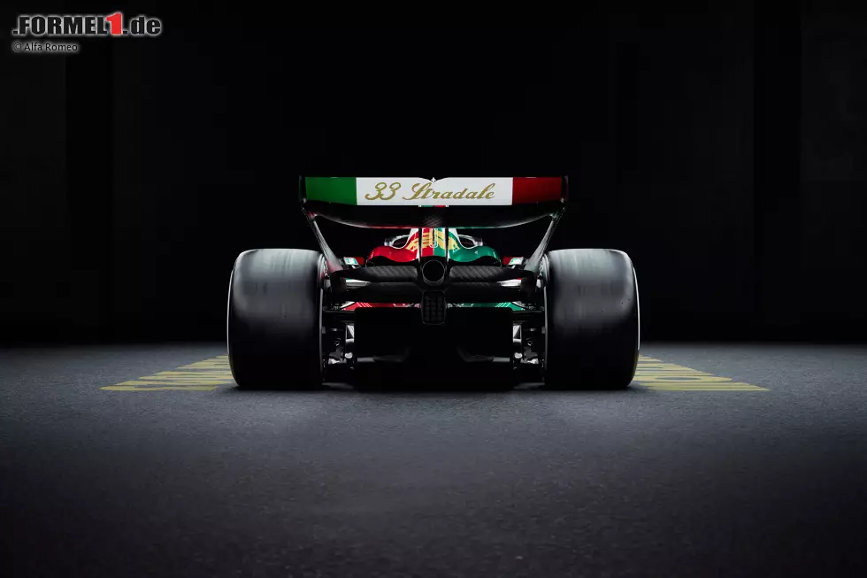 Foto zur News: Sonderdesign von Alfa Romeo für Monza 2023