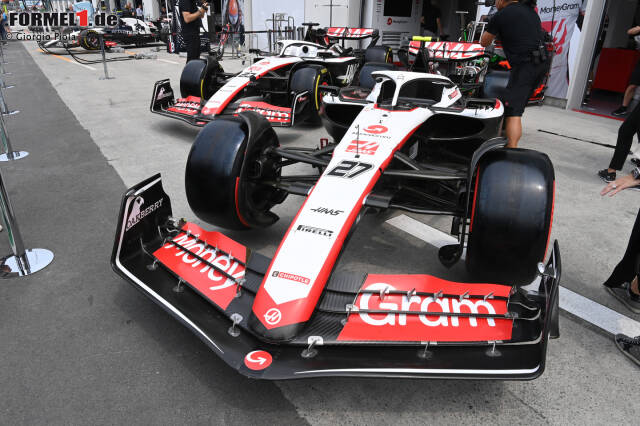Foto zur News: Wie sich der Haas VF-23 von Nico Hülkenberg und Kevin Magnussen im Verlauf der Formel-1-Saison 2023 verändert hat: Wir zeigen die wichtigsten Updates und Hinkucker in Bildern!