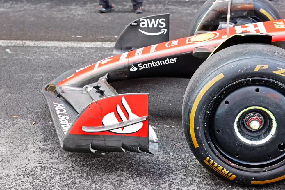 Foto zur News: Ferrari SF-23: Frontflügel-Endplatte