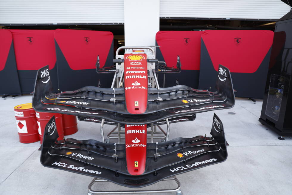 Foto zur News: Ferrari SF-23: Frontflügel