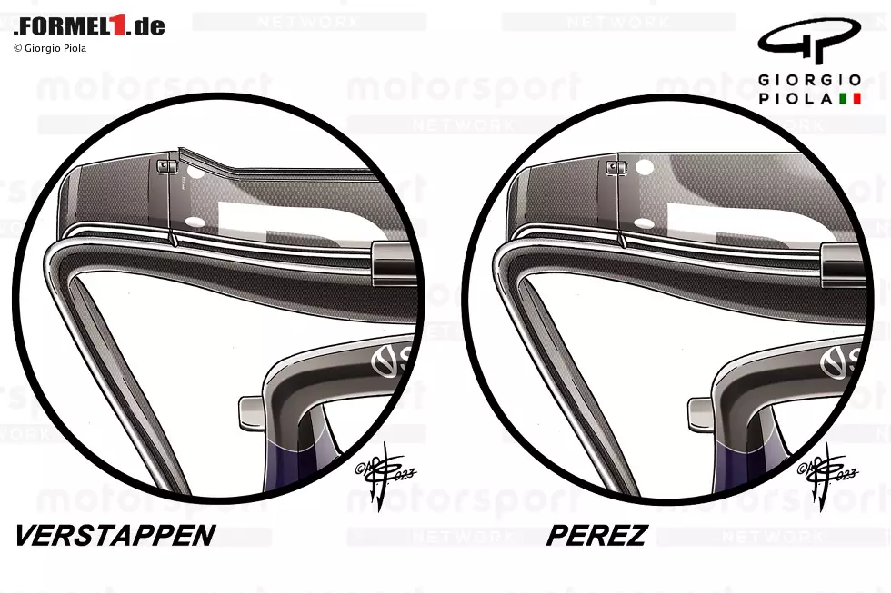 Red Bull hat 2023 auf spezielle Monza-Flügel verzichtet und kein dezidiertes Low-Downforce-Paket aufgesetzt. Stattdessen verwendete das Team konventionelle Flügel, aber nur einen einteiligen Beam-Wing. Und es schickte Verstappen und Perez zum Beispiel in Las Vegas mit unterschiedlichen Versionen auf die Strecke. Foto zur News: Red Bull hat 2023 auf spezielle Monza-Flügel verzichtet und kein dezidiertes Low-Downforce-Paket aufgesetzt. Stattdessen verwendete das Team konventionelle Flügel, aber nur einen einteiligen Beam-Wing. Und es schickte Verstappen und Perez zum Beispiel in Las Vegas mit unterschiedlichen Versionen auf die Strecke.
