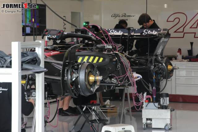 Foto zur News: Aktuelle Technikbilder der Formel-1-Autos aus der Boxengasse beim Großbritannien-Grand-Prix 2023 in Silverstone!
