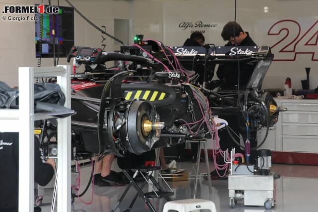 Aktuelle Technikbilder der Formel-1-Autos aus der Boxengasse beim Großbritannien-Grand-Prix 2023 in Silverstone!